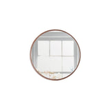 Espejo de Pared Osaka Cobre 40x40cm Redondo con Marco Metalico - Espejos Decorativos | Bylmo