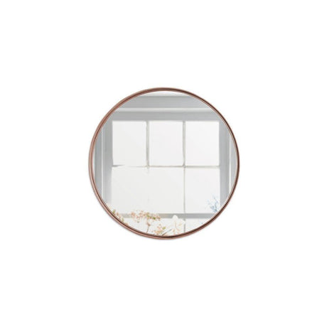 Espejo de Pared Osaka Cobre 40x40cm Redondo con Marco Metalico - Espejos Decorativos | Bylmo