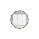 Espejo de Pared Osaka Negro 40x40cm Redondo con Marco Metalico - Espejos Decorativos | Bylmo