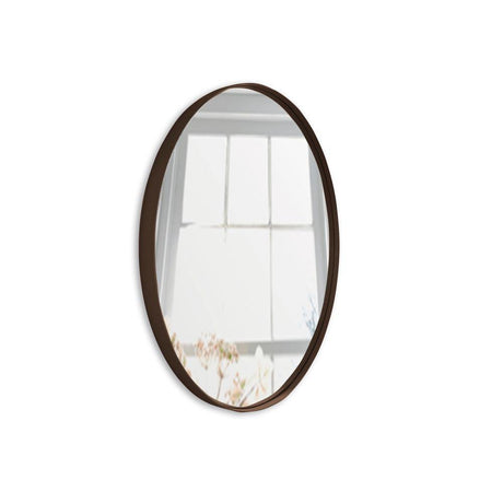 Espejo de Pared Negro 60x60cm Redondo con Marco Metalico - Espejos Decorativos | Bylmo