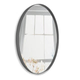 Espejo de Pared Osaka Plata 80x80cm Redondo con Marco Metalico - Espejos Decorativos | Bylmo