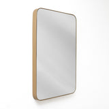 Espejo de Pared Salamanca Dorado 80x110cm Rectangular con Marco Metalico - Espejos Decorativos | Bylmo