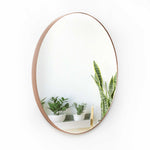 Espejo Scintilla Circular 100 cm Cobre Decorativo