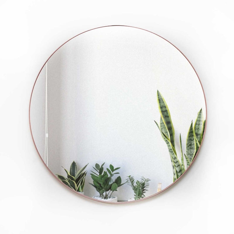 Espejo Scintilla Circular 50 cm Cobre Decorativo