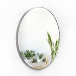 Espejo Scintilla Circular 50 cm Plata Decorativo