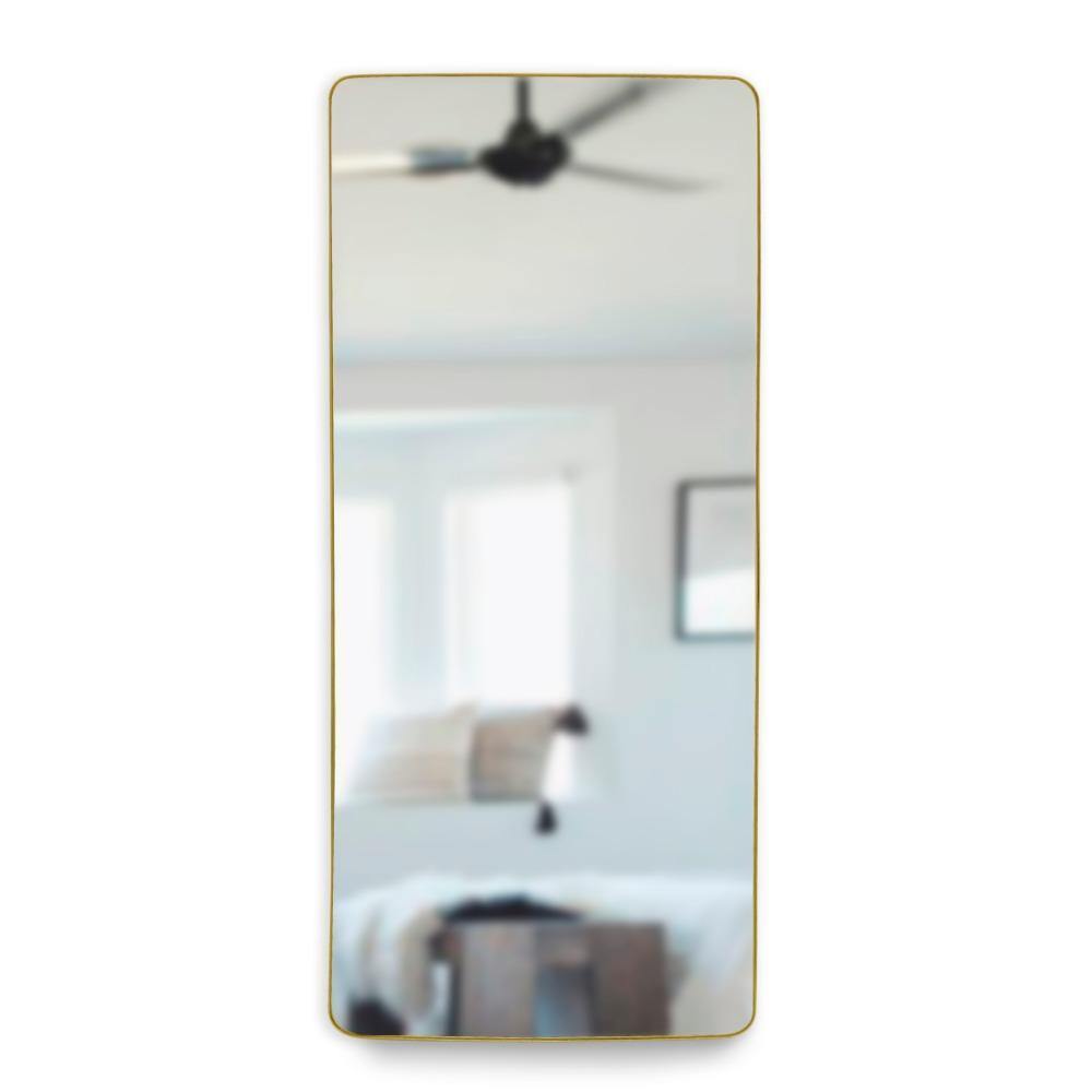 Espejo de Piso Tanger Negro 60x160cm Rectangular con Marco y Soporte Metálico - Espejos Decorativos | Bylmo