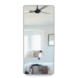 Espejo de Piso Tanger Negro 60x160cm Rectangular con Marco y Soporte Metálico - Espejos Decorativos | Bylmo