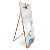 Espejo de Piso Tanger Negro 60x160cm Rectangular con Marco y Soporte Metálico - Espejos Decorativos | Bylmo