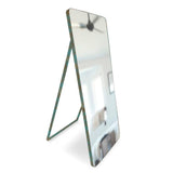 Espejo de Piso Tanger Negro 60x160cm Rectangular con Marco y Soporte Metálico - Espejos Decorativos | Bylmo