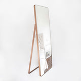 Espejo de Piso Tanger Cobre 50x150cm Rectangular con Marco Metálico - Espejos Decorativos | Bylmo