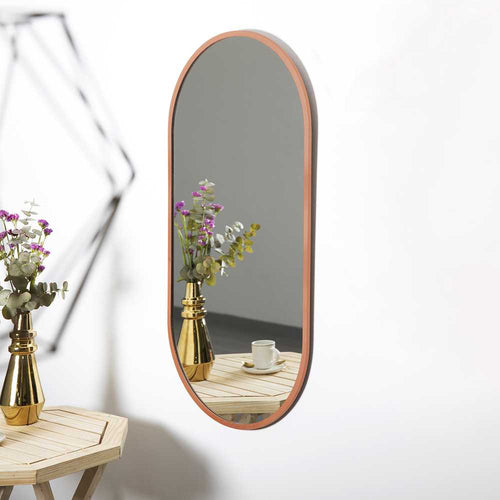 Espejo Torrejon Ovalado 40 cm Oro rosa