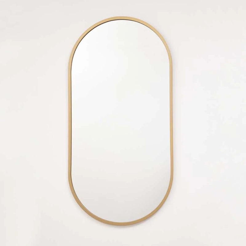 Espejo Torrejon Ovalado 50 cm Dorado