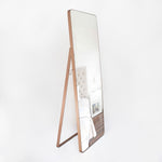 Espejo de Piso Tánger Rectangular 70 cm Cobre Decorativo