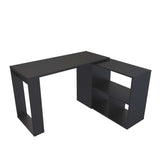 Escritorio en L Quadratta Wengue 126 cm Transformable con Entrepaños - Escritorios y Archivadores | Bylmo