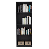 Estantería Home Wengue 63x181cm con Cuatro Compartimientos - Bibliotecas y Estanterías | Bylmo