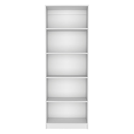 Estantería Home Blanco 63x181cm con Cinco Compartimientos - Bibliotecas y Estanterías | Bylmo