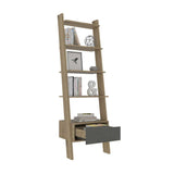Biblioteca Escalera Mónaco Duna 56 cm con Cajón y Entrepaños - Bibliotecas | Bylmo