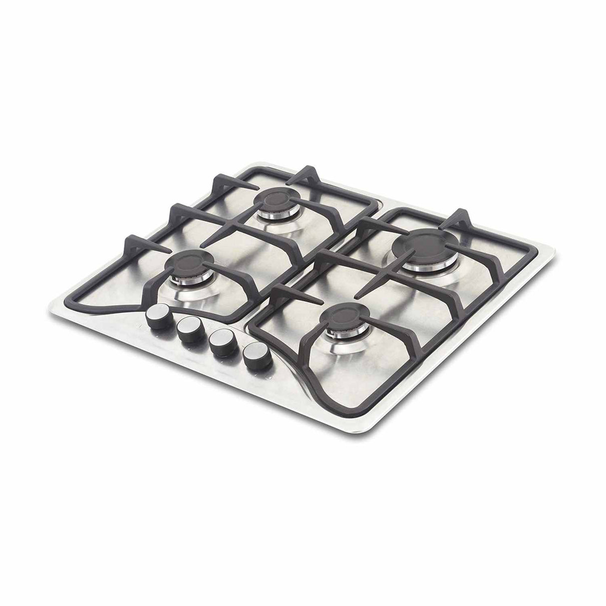 Estufa de Empotrar Challenger Acero 59x51cm de Cuatro Quemadores de Gas Natural - Electrodomesticos | Bylmo