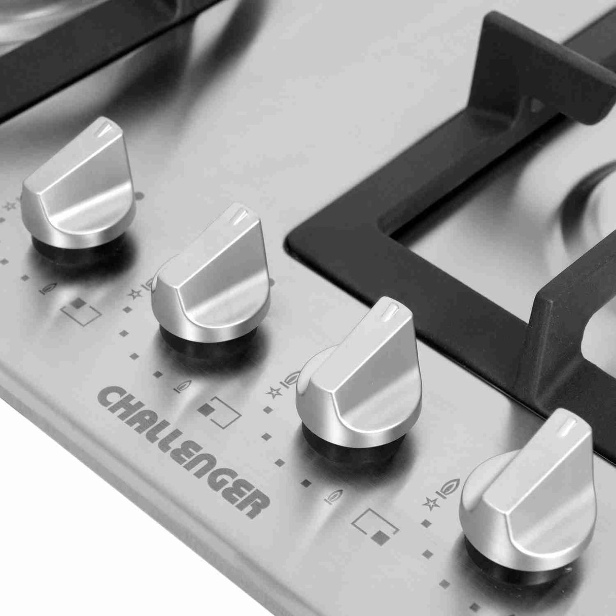 Estufa de Empotrar SI 60 cm Acero a Gas de 4 Puestos - Electrodomesticos | Bylmo