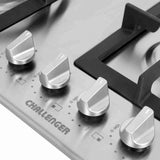 Estufa de Empotrar SI 60 cm Acero a Gas de 4 Puestos - Electrodomesticos | Bylmo