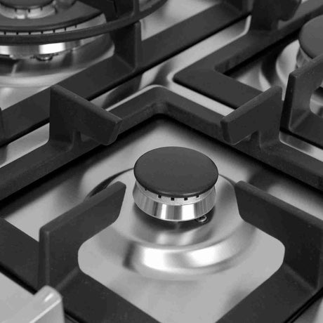 Estufa de Empotrar SI 75 cm Acero a Gas de 5 Puestos - Electrodomesticos | Bylmo