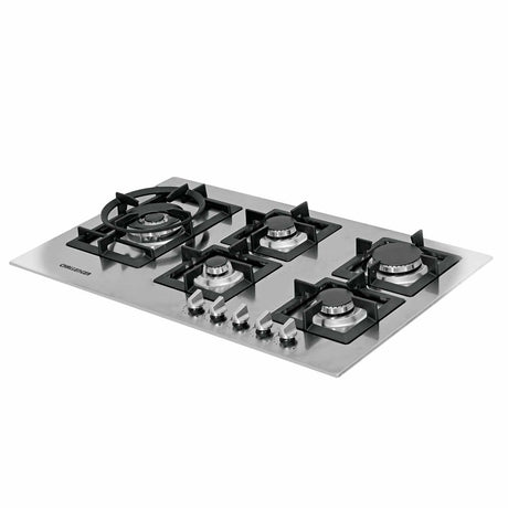 Estufa de Empotrar SI 86 cm Acero a Gas de 5 Puestos - Electrodomesticos | Bylmo