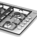 Estufa de Empotrar Challenger Acero 86x51cm de Cinco Quemadores - Electrodomesticos | Bylmo