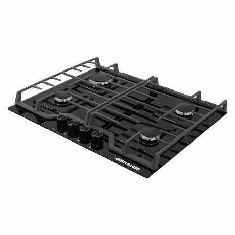Estufa de Empotrar SQ AE 65 cm Negro a Gas de 4 Puestos - Electrodomesticos | Bylmo