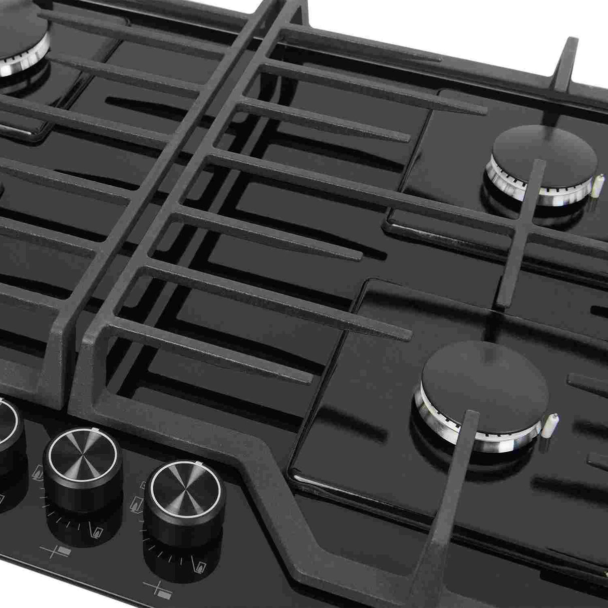 Estufa de Empotrar SQ AE 65 cm Negro a Gas de 4 Puestos - Electrodomesticos | Bylmo