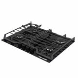 Estufa de Empotrar SQ AES 65 cm Negro a Gas de 4 Puestos - Electrodomesticos | Bylmo