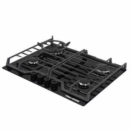 Estufa de Empotrar SQ AES 65 cm Negro a Gas de 4 Puestos - Electrodomesticos | Bylmo
