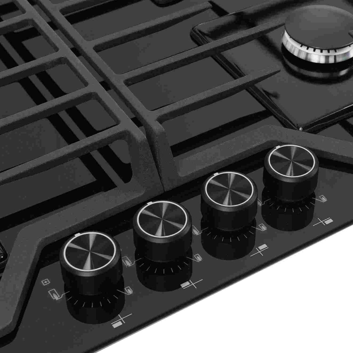 Estufa de Empotrar SQ AES 65 cm Negro a Gas de 4 Puestos - Electrodomesticos | Bylmo