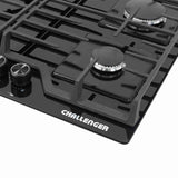 Estufa de Empotrar SQ AES 65 cm Negro a Gas de 4 Puestos - Electrodomesticos | Bylmo