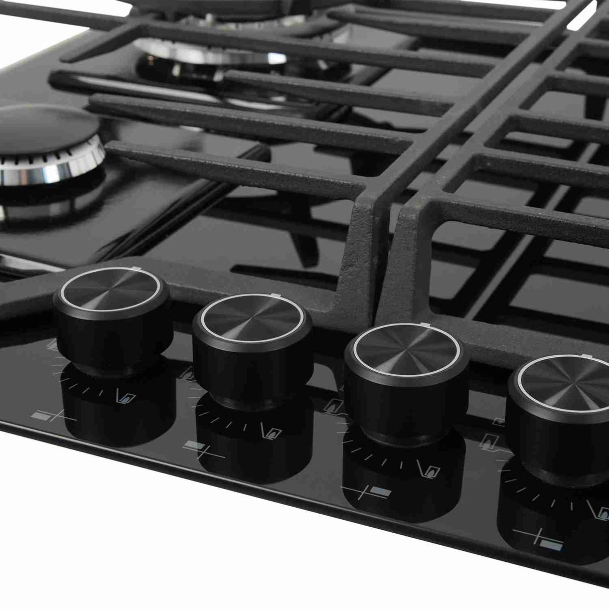 Estufa de Empotrar SQ AES 65 cm Negro a Gas de 4 Puestos - Electrodomesticos | Bylmo