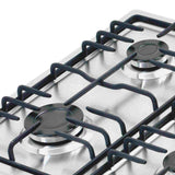 Estufa de Empotrar Challenger Acero 53x65cm de Cuatro Quemadores - Electrodomesticos | Bylmo