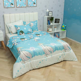 Cubrelecho Acolchado Infantil Azul Claro para Cama Sencillo 100 X 190 Cm de Frozen - Otros textiles | Bylmo