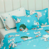 Cubrelecho Acolchado Infantil Azul Claro para Cama Sencillo 100 X 190 Cm de Frozen - Otros textiles | Bylmo