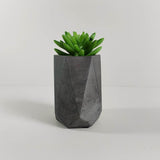 Florero Amalas Gris Oscuro 7 cm Minimalista - Jardineria | Bylmo