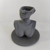 Florero Women Gris Oscuro 7 cm Minimalista