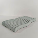 Bandeja Olas Verde Oliva 25 cm Minimalista - Utensilios y Accesorios | Bylmo