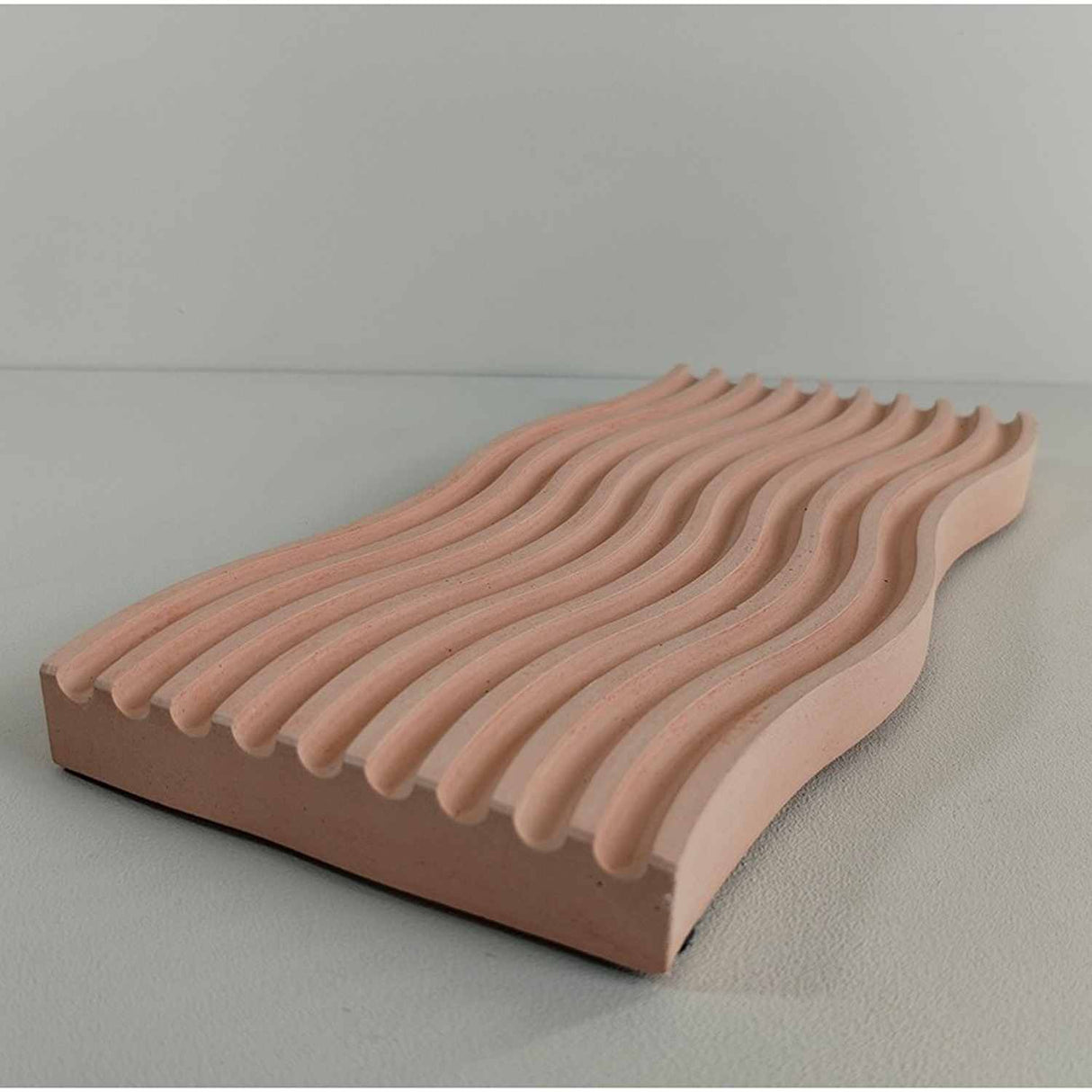 Bandeja Olas Palo de Rosa 25 cm Minimalista - Utensilios y Accesorios | Bylmo