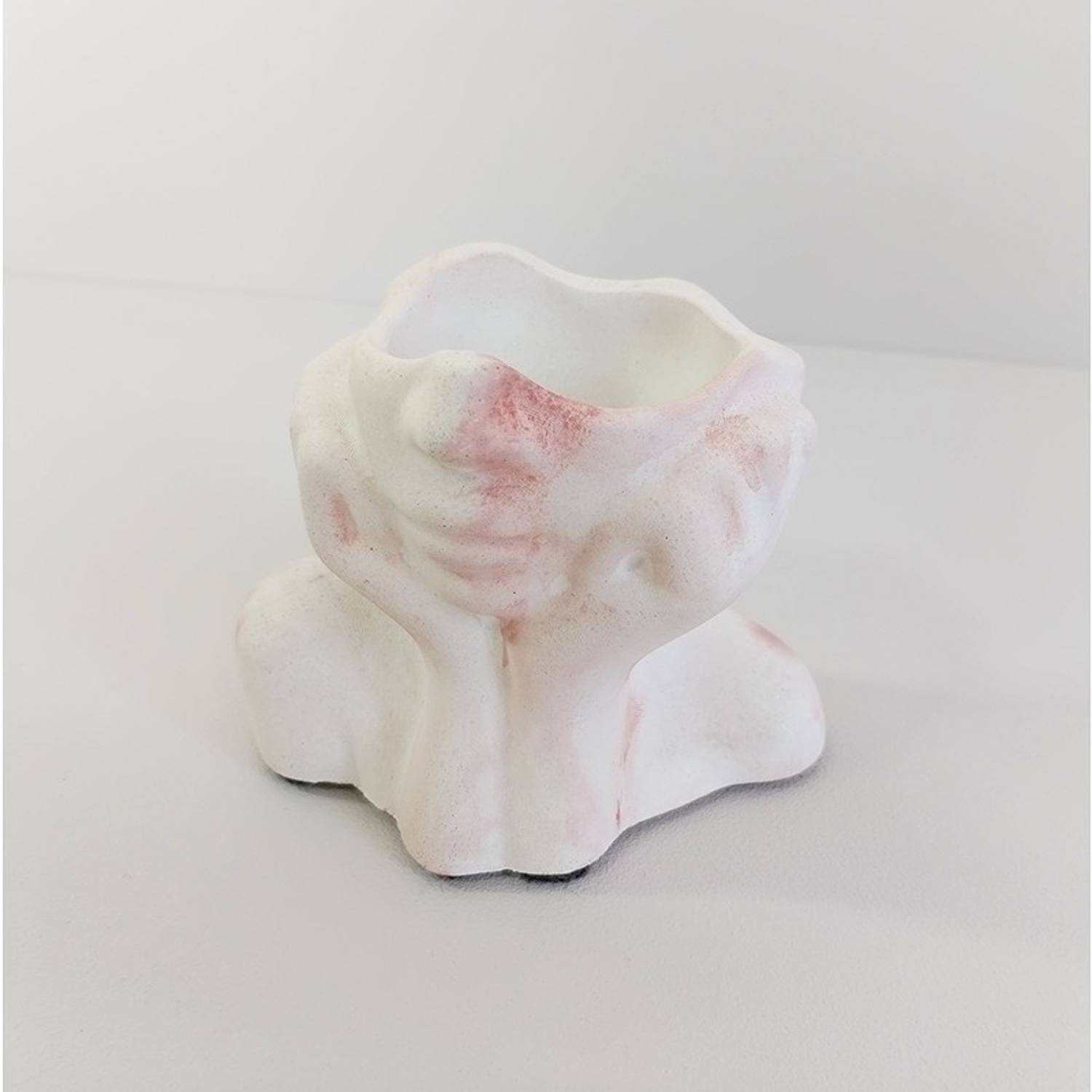 Florero Face Marmól Rosa 5 cm Minimalista - Jardineria | Bylmo