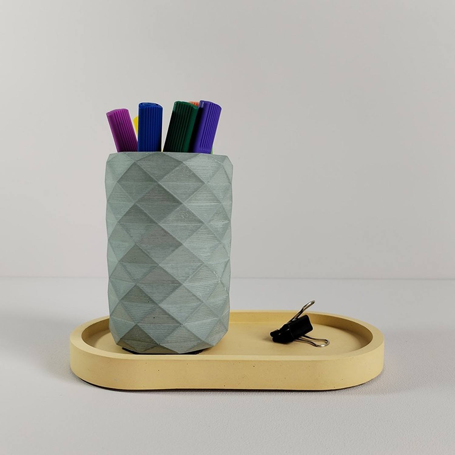 Florero Frida Verde Oliva 6 cm Minimalista - Jardineria | Bylmo