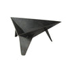 Fogata Blackburn Negro Triangular de Acero Inoxidable 65 cm