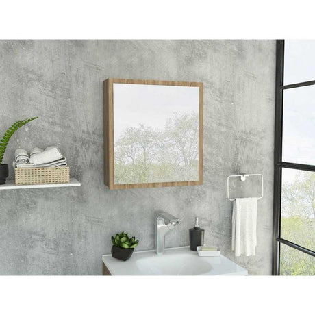 Gabinete Duma Miel 50 cm con Espejo - Gabinetes | Bylmo