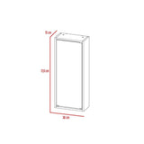 Gabinete Bosco Rovere 30 cm con Espejo - Gabinetes | Bylmo