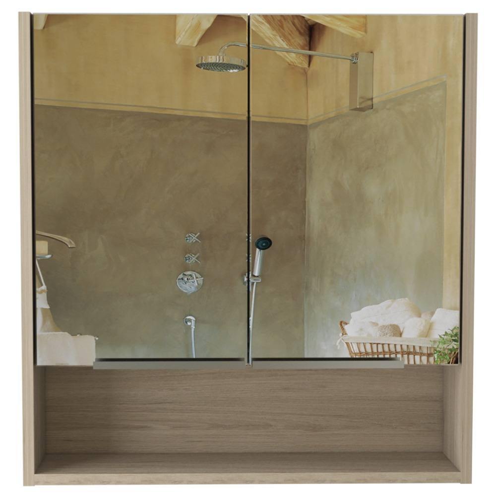Gabinete Jaspe Rovere 60 cm con Dos Puertas y Espejo - Gabinetes | Bylmo