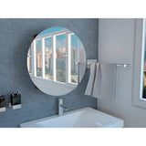 Gabinete Oval Wengue 60 cm con Espejo - Gabinetes | Bylmo