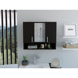 Gabinete Spa Wengue 63 cm con Espejo y Dos Puertas - Gabinetes | Bylmo