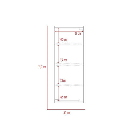 Gabinete Bosco Rovere 30 cm con Espejo - Gabinetes | Bylmo